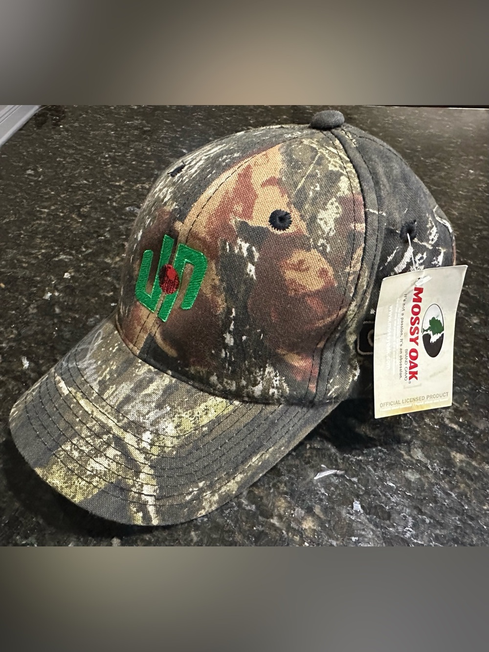 Former Pro Golfer Jerry Pate Autograph Mossy Oak Port Authority Camo Hat NWT